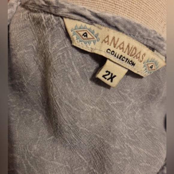 Gray Long Sleeve Tunic Top - Picture 2 of 5